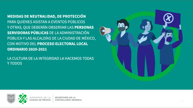 Medidas cautelares para personas servidoras públicas durante el proceso electoral local 2020-2021