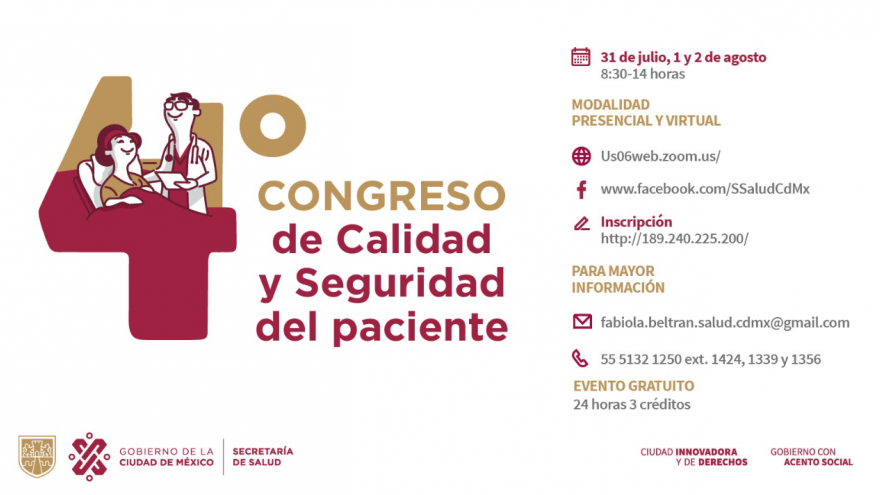 4° Congreso de Calidad y Seguridad del Paciente