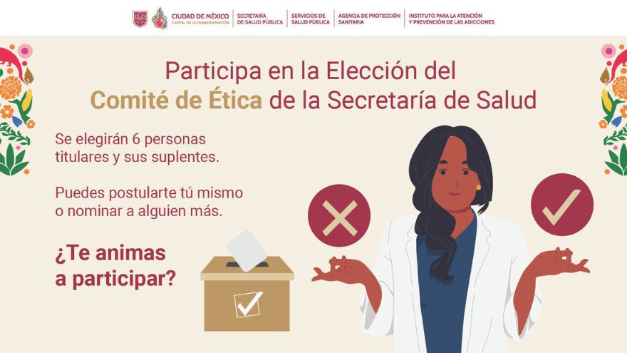 Convocatoria para integrar el Comité de Ética de la Secretaría de Salud de la Ciudad de México 2025